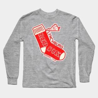 Defunct Lynchburg Red Sox Baseball Team Long Sleeve T-Shirt